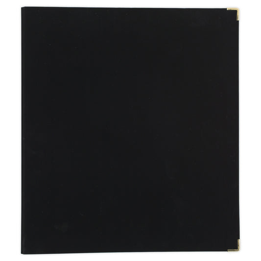 black 3 ring binder cover