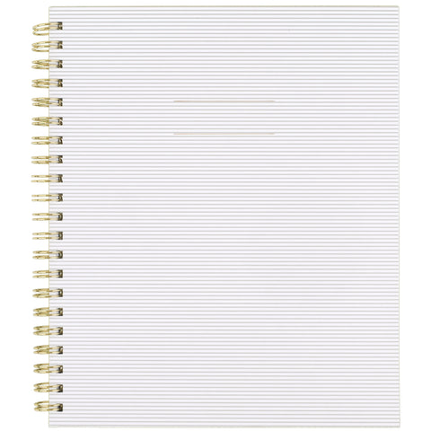 Sugar Paper Essentials™ Large Spiral Notebook, Gray Stripe