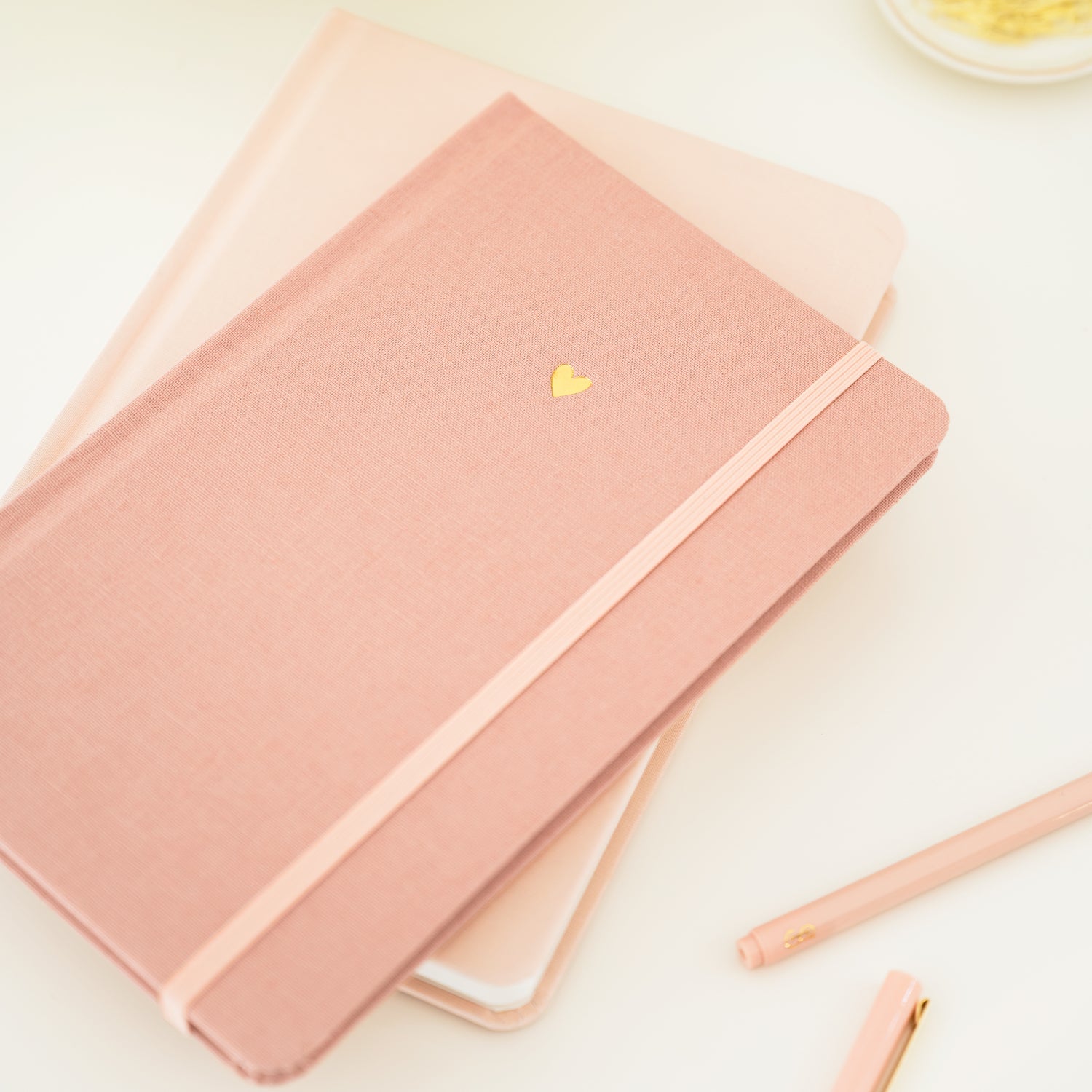 Sugar Paper | Essential Journal, Rose Linen (Pink) | Maisonette
