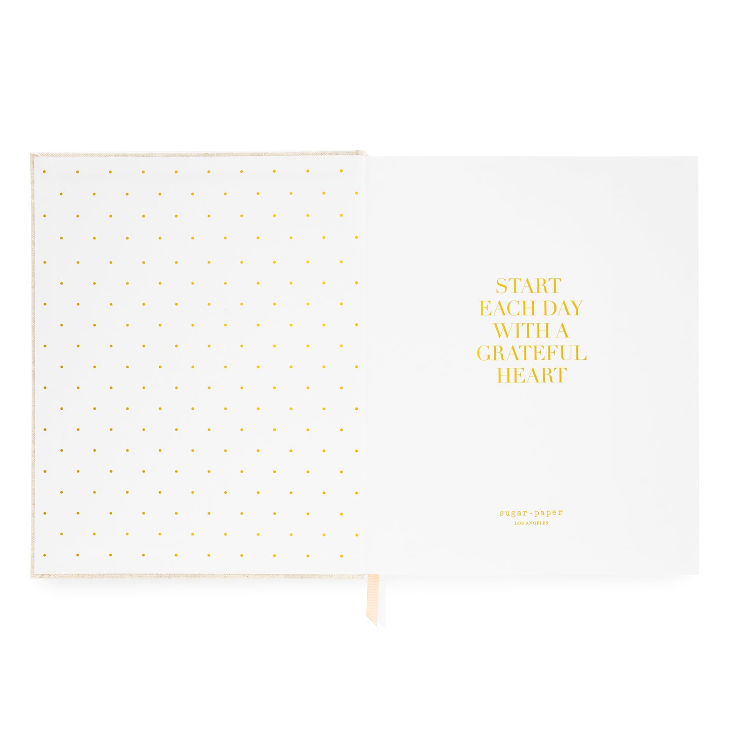 Start Each Day with a Grateful Heart Title Page of Desk Agenda