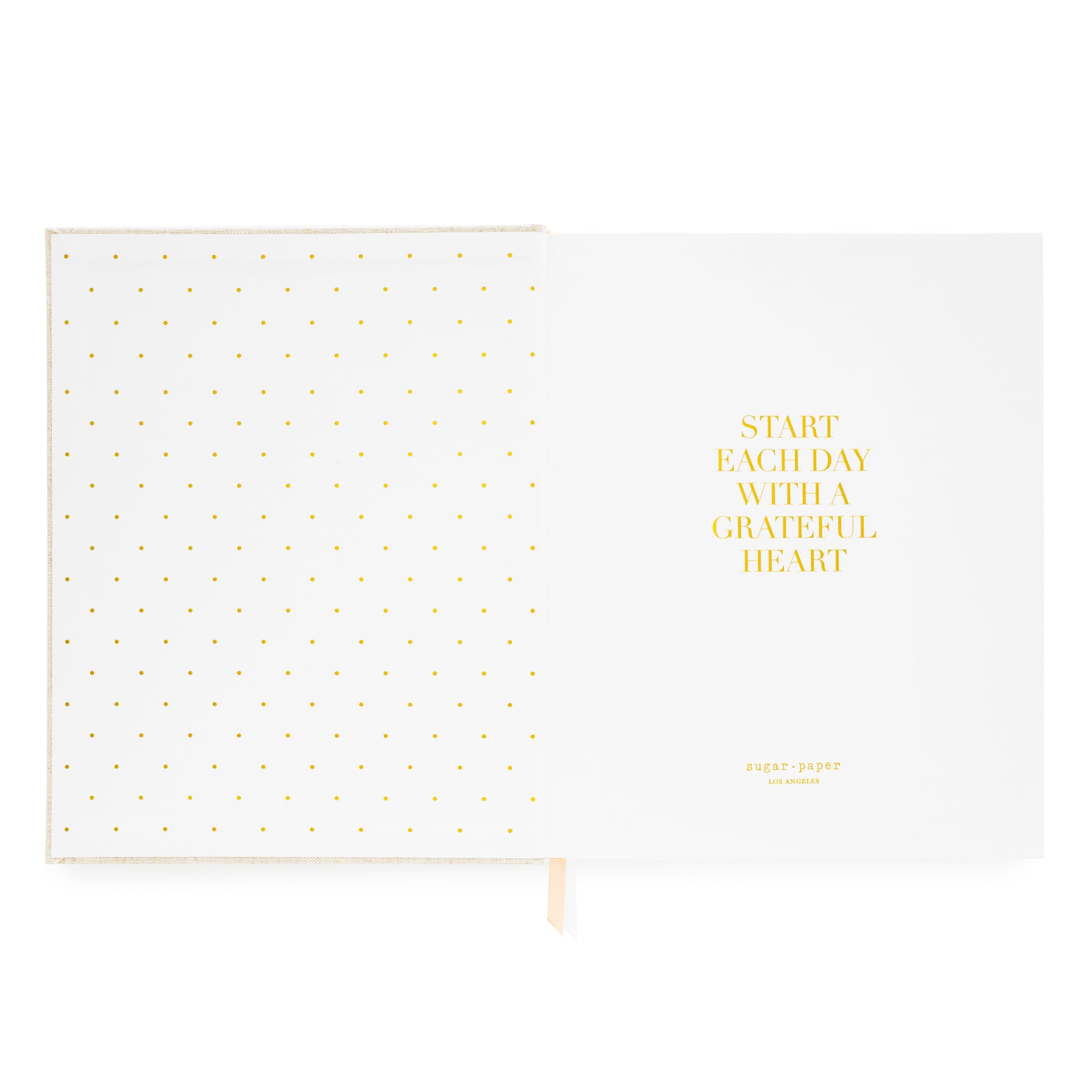 Start Each Day with a Grateful Heart Title Page of Desk Agenda