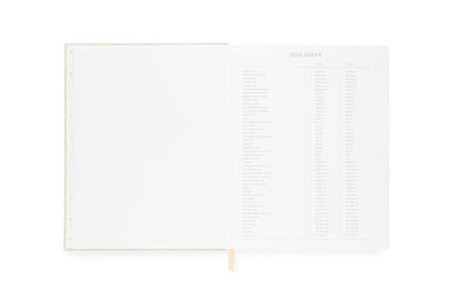 Holiday List of 2025 Desk Agenda