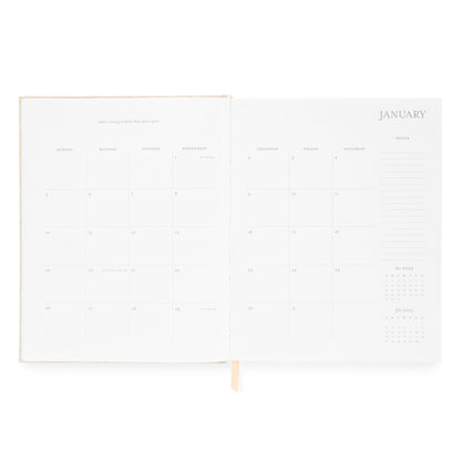 Monthly Layout of Desk Agenda