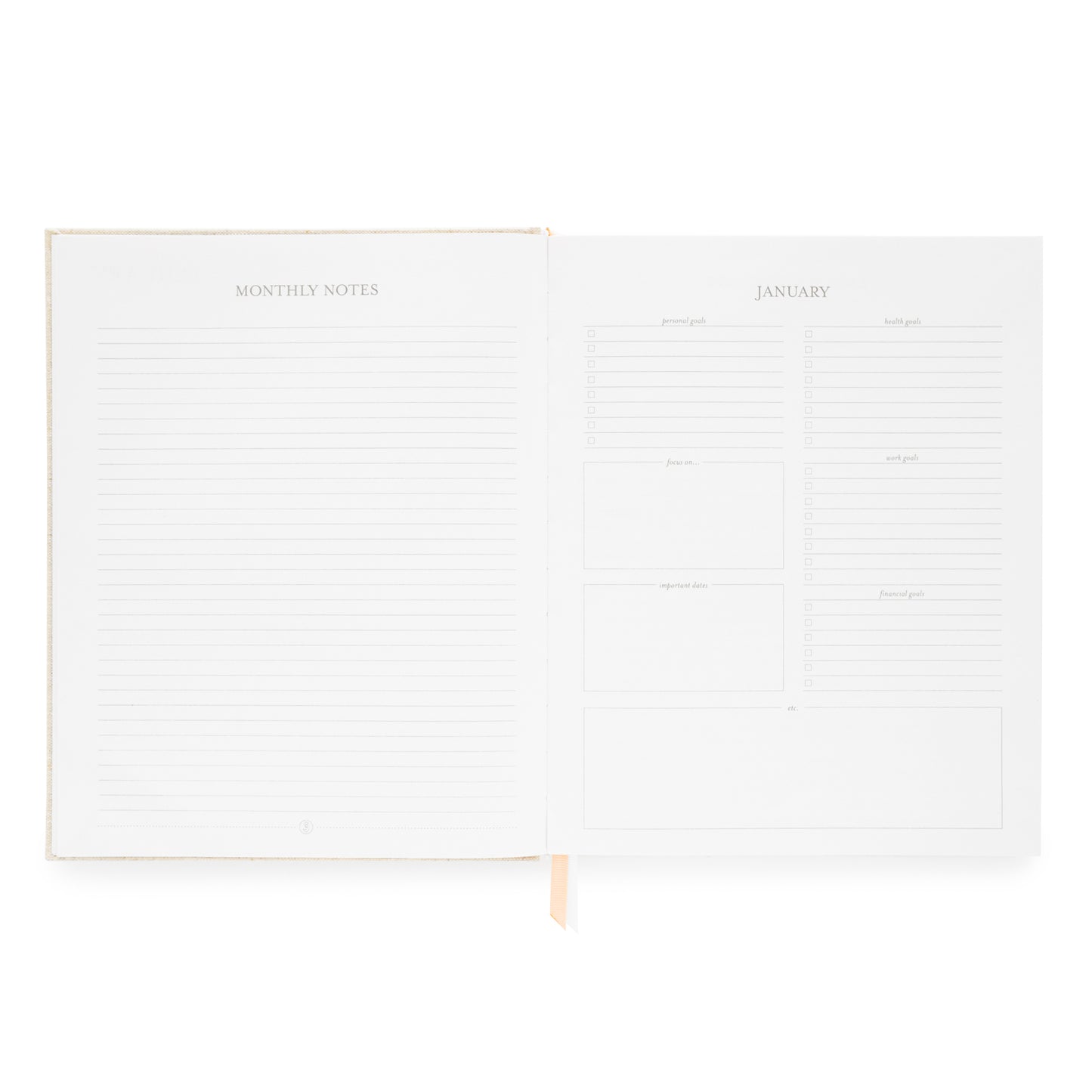 Monthly Notes and Goals of Desk Agenda