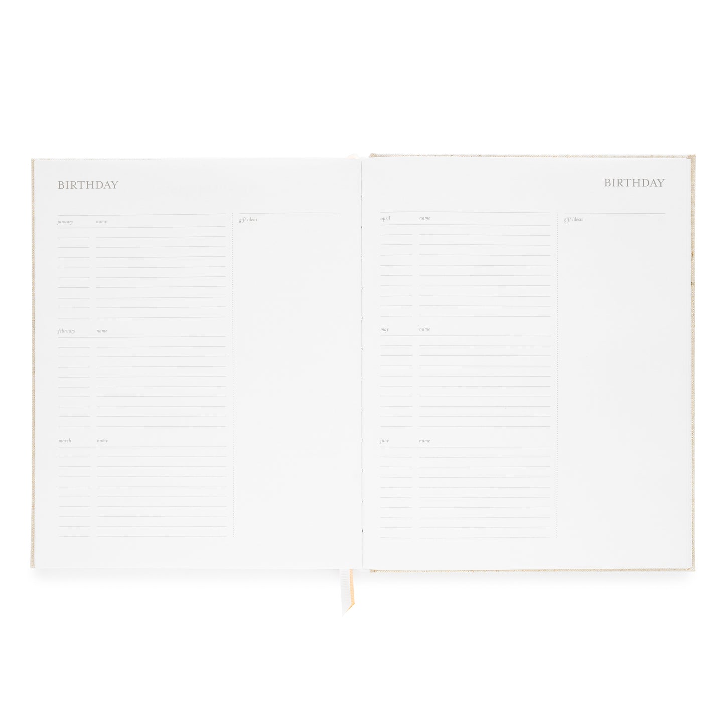 Birthday Tracker of Desk Agenda