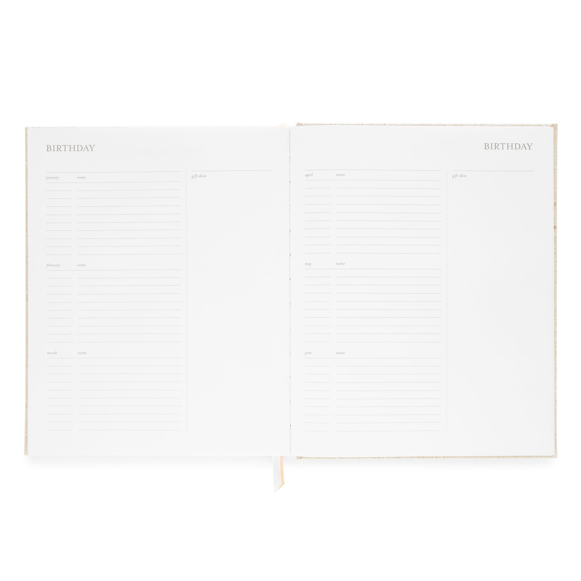 Birthday Tracker of Desk Agenda