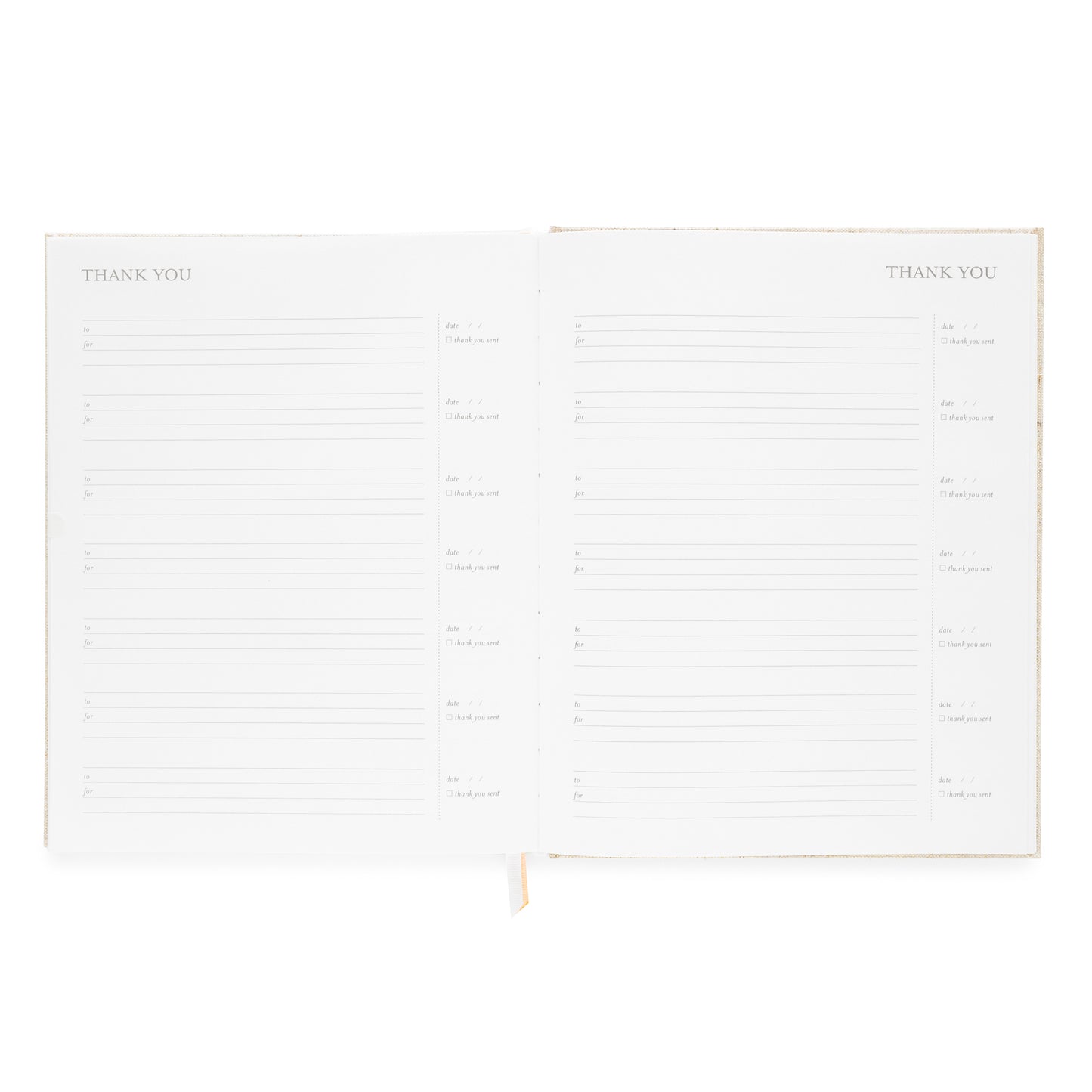 Thank You Tracker of Desk Agenda