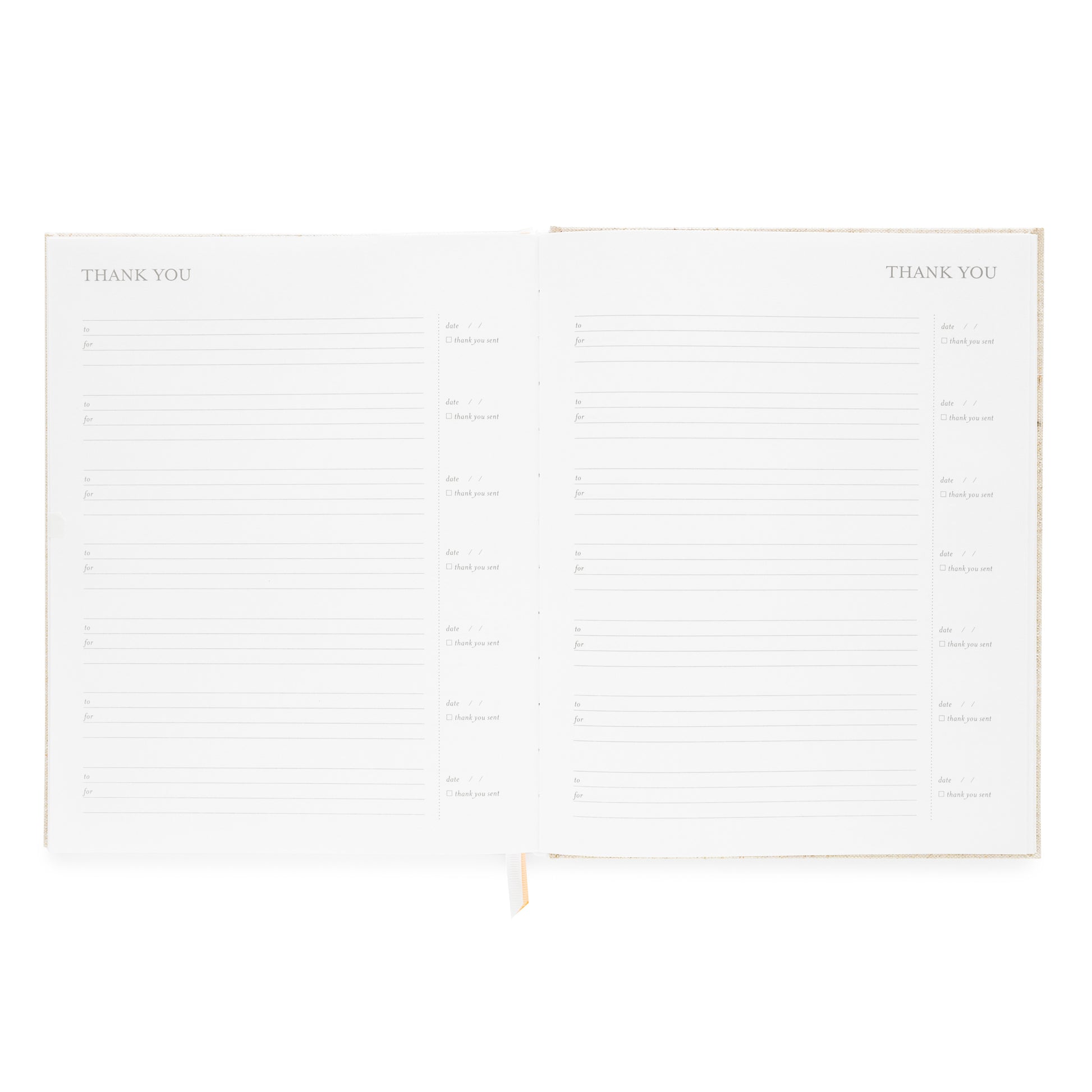 Thank You Tracker of Desk Agenda