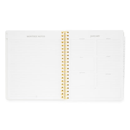 Monthly Notes and Goals of Large Weekly Planner