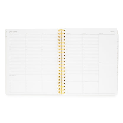 Weekly Layout with Timed Hours of the Day of Large Weekly Planner