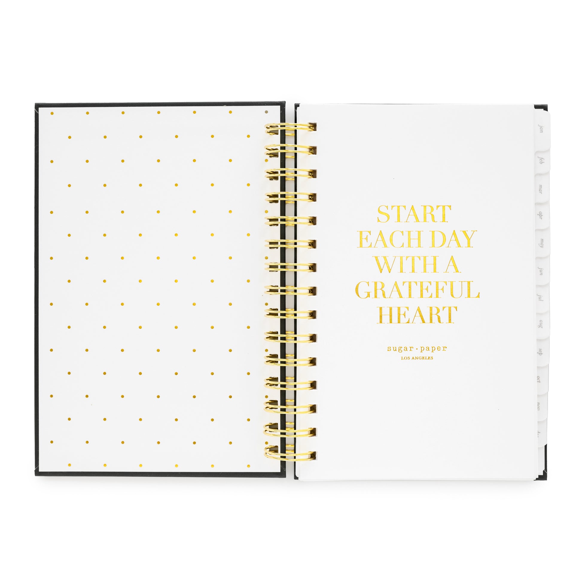 Start Each Day with a Grateful Heart Title Page of Small Planner