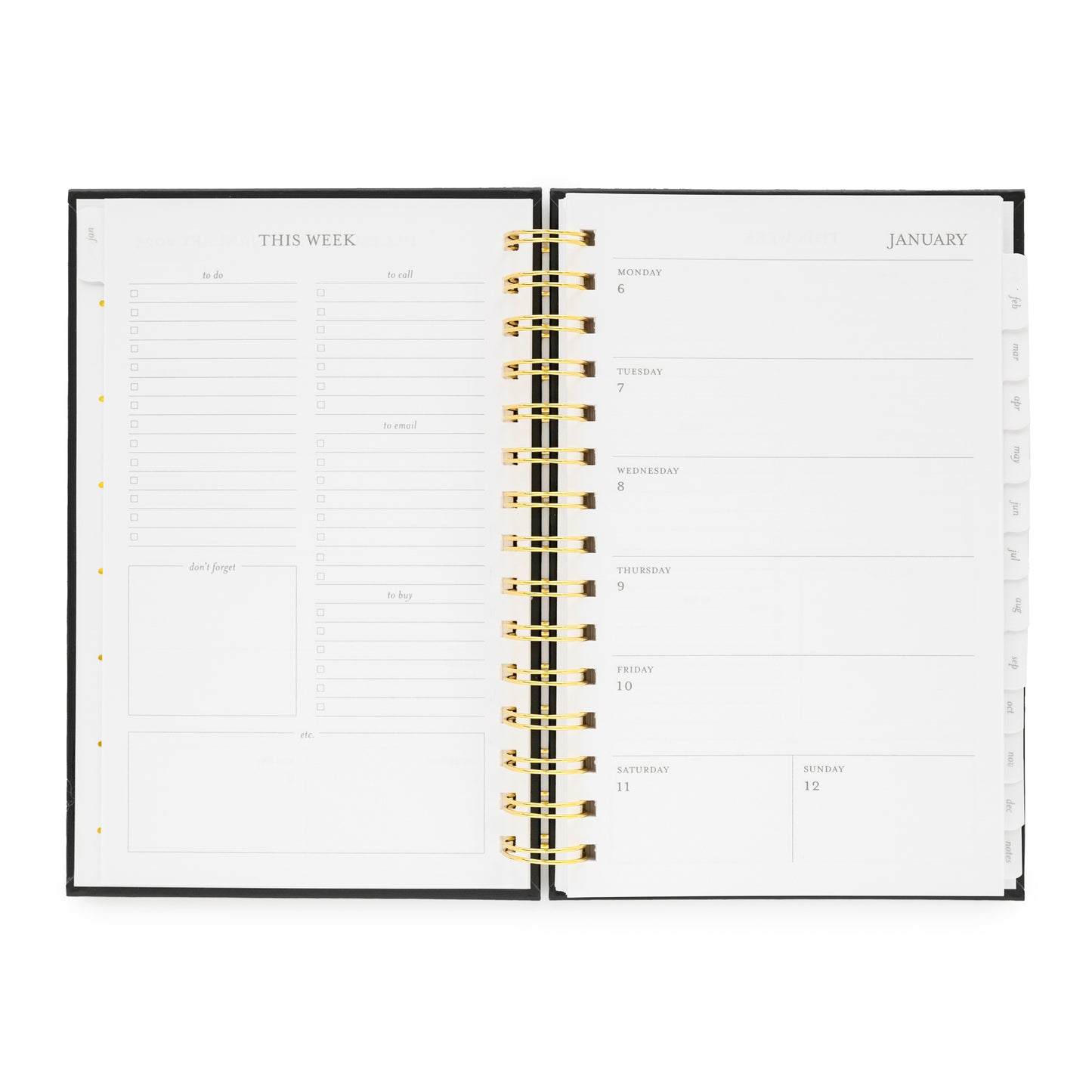 Weekly Prompts + Overview of Small Spiral Planner