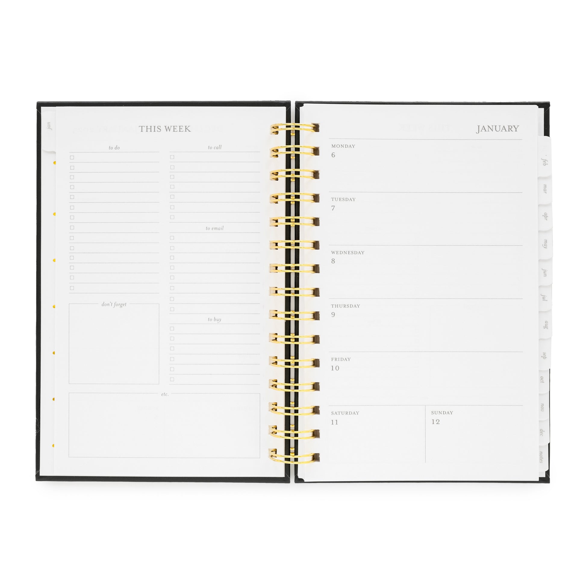 Weekly Prompts + Overview of Small Spiral Planner