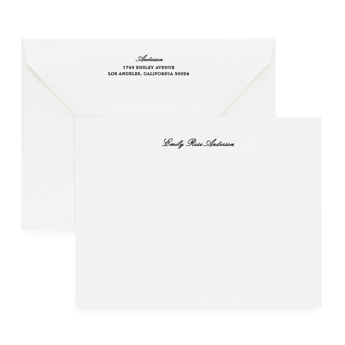 Emily Rose Custom Lettepress Stationery | Sugar Paper