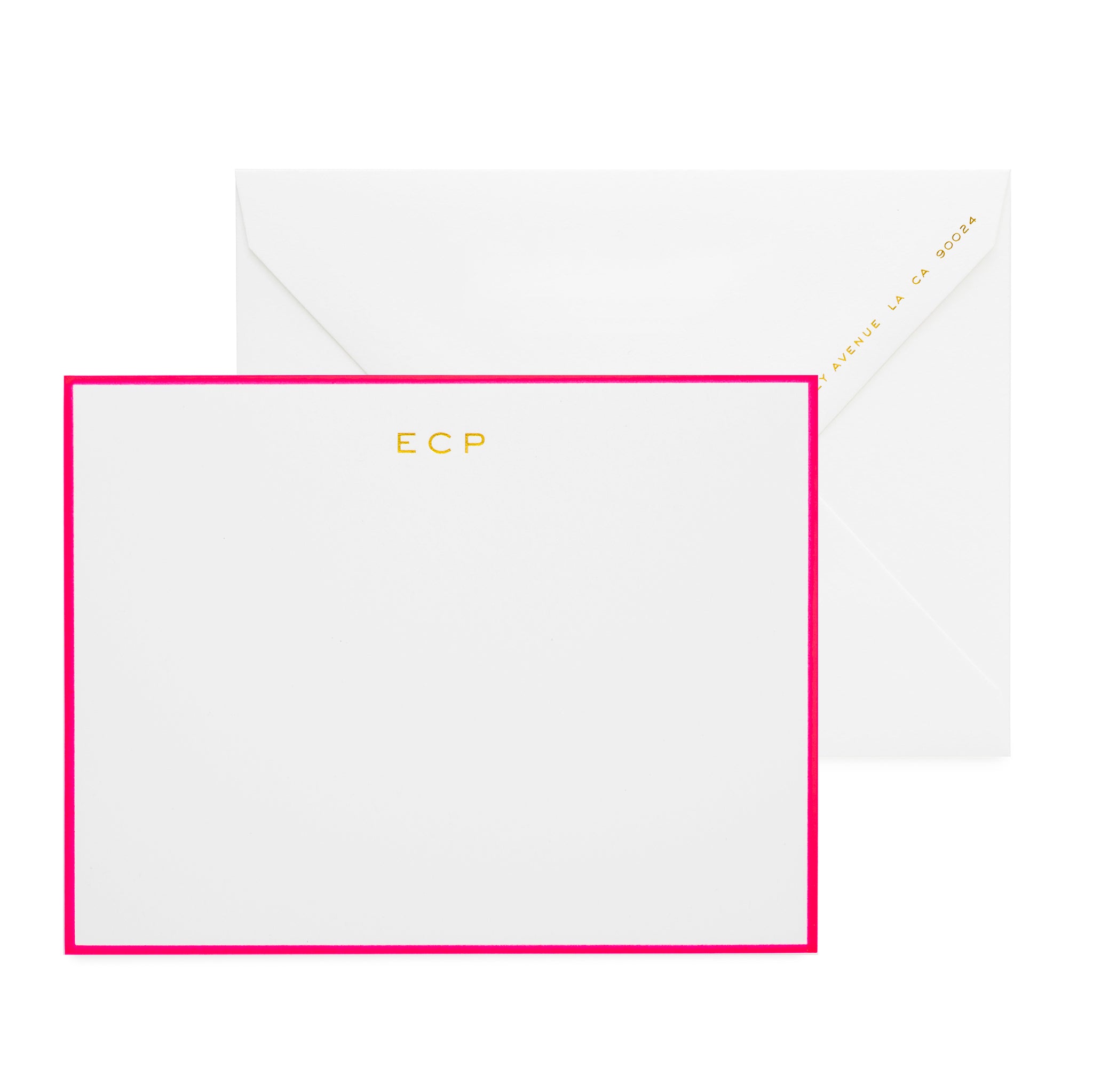 ECP Monogram Custom Stationery | Sugar Paper