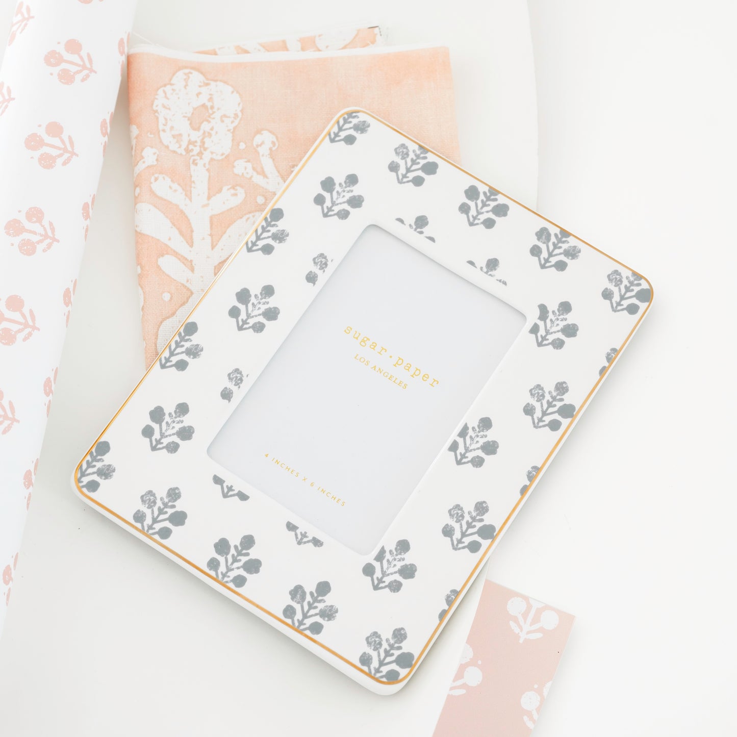 Slate Floral Frame