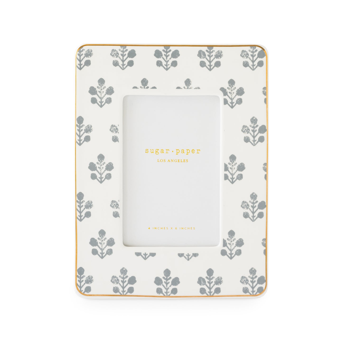 Slate Floral Frame