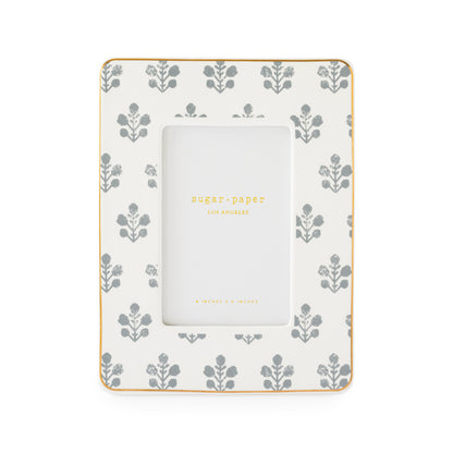 Slate Floral Frame