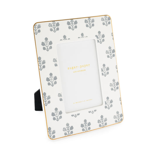 Slate Floral Frame