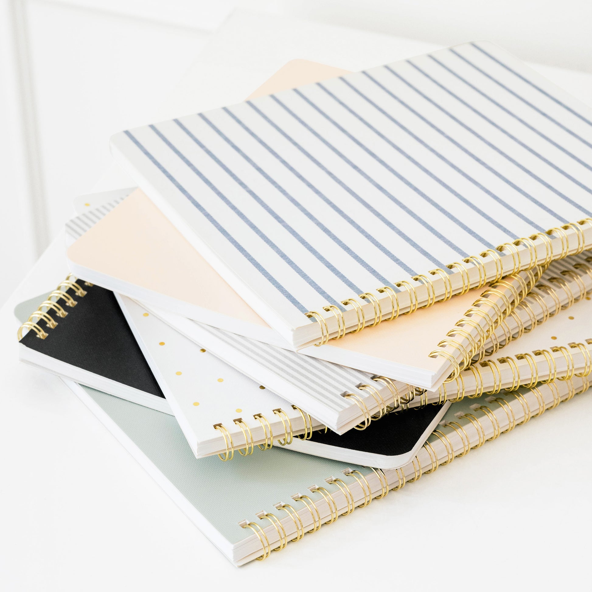 High Quality Paper Open-Flat Lined Dotted Notebook