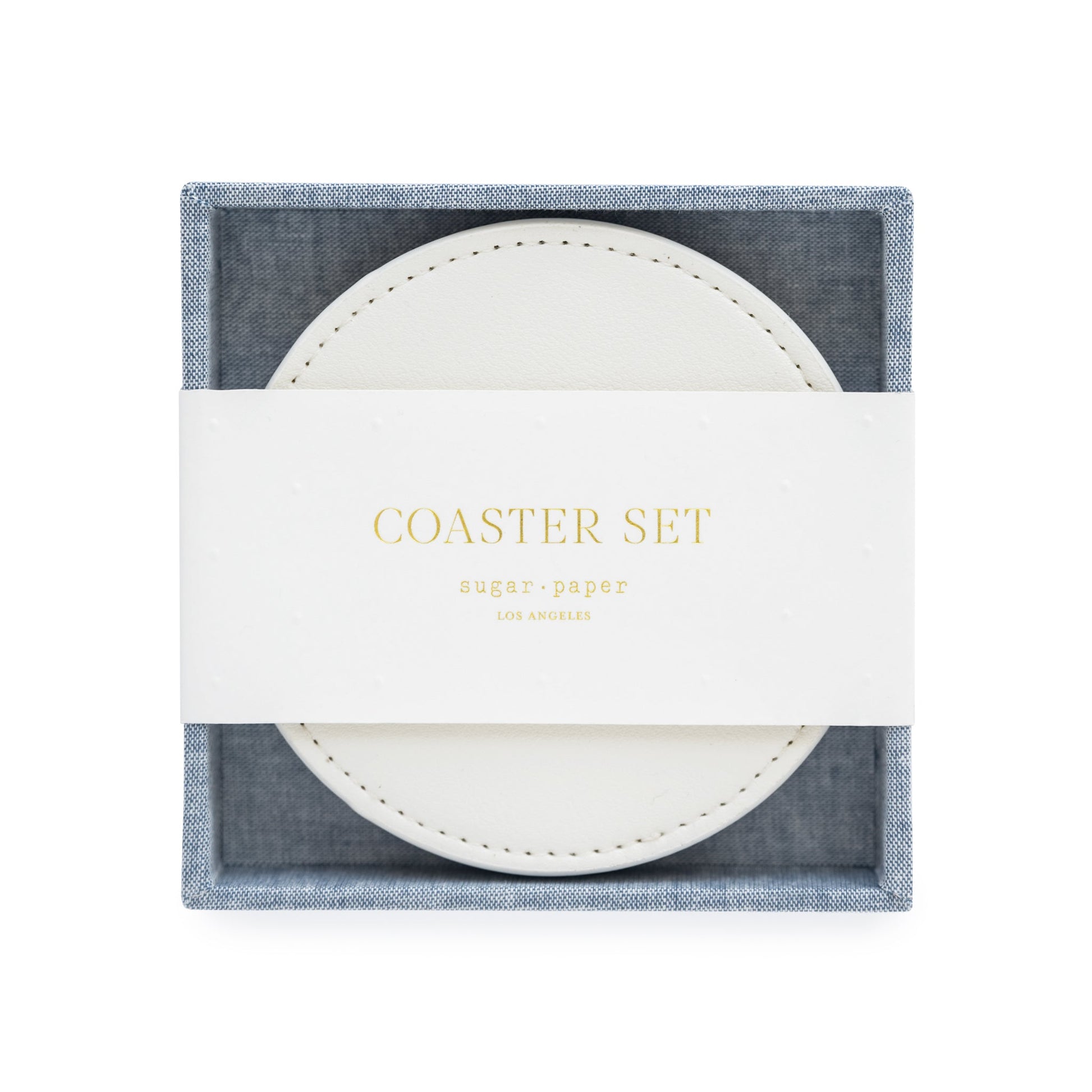White Coaster Set – Sugar Paper