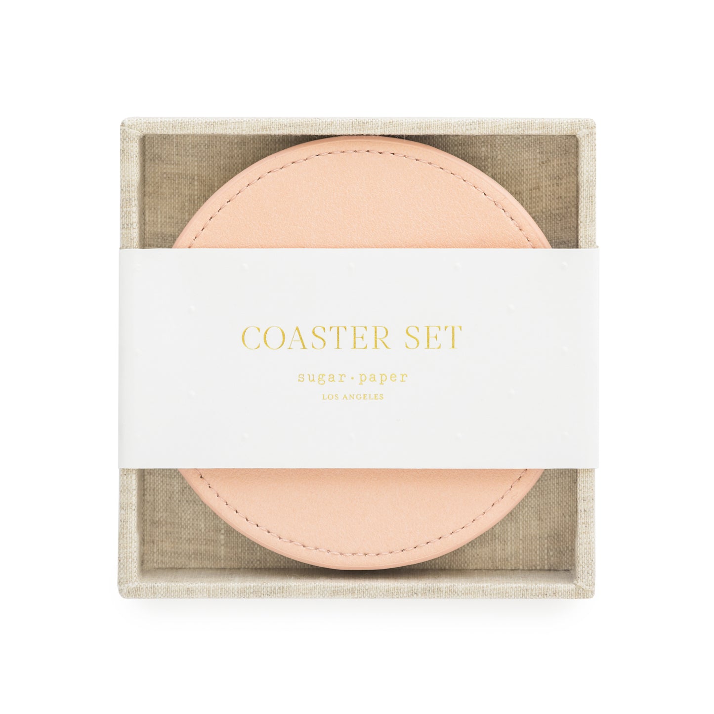 Pink Coaster Set