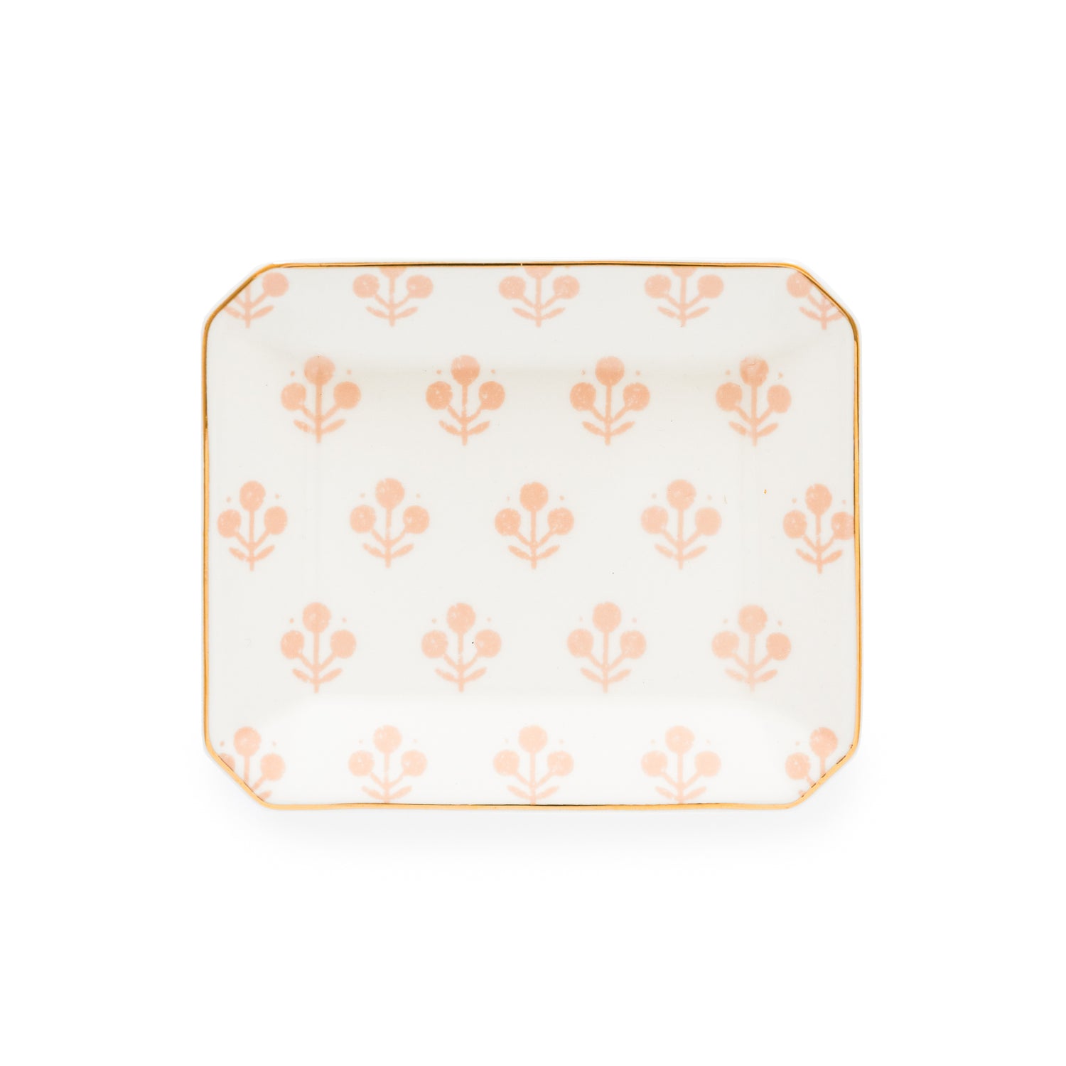 rose floral trinket tray}