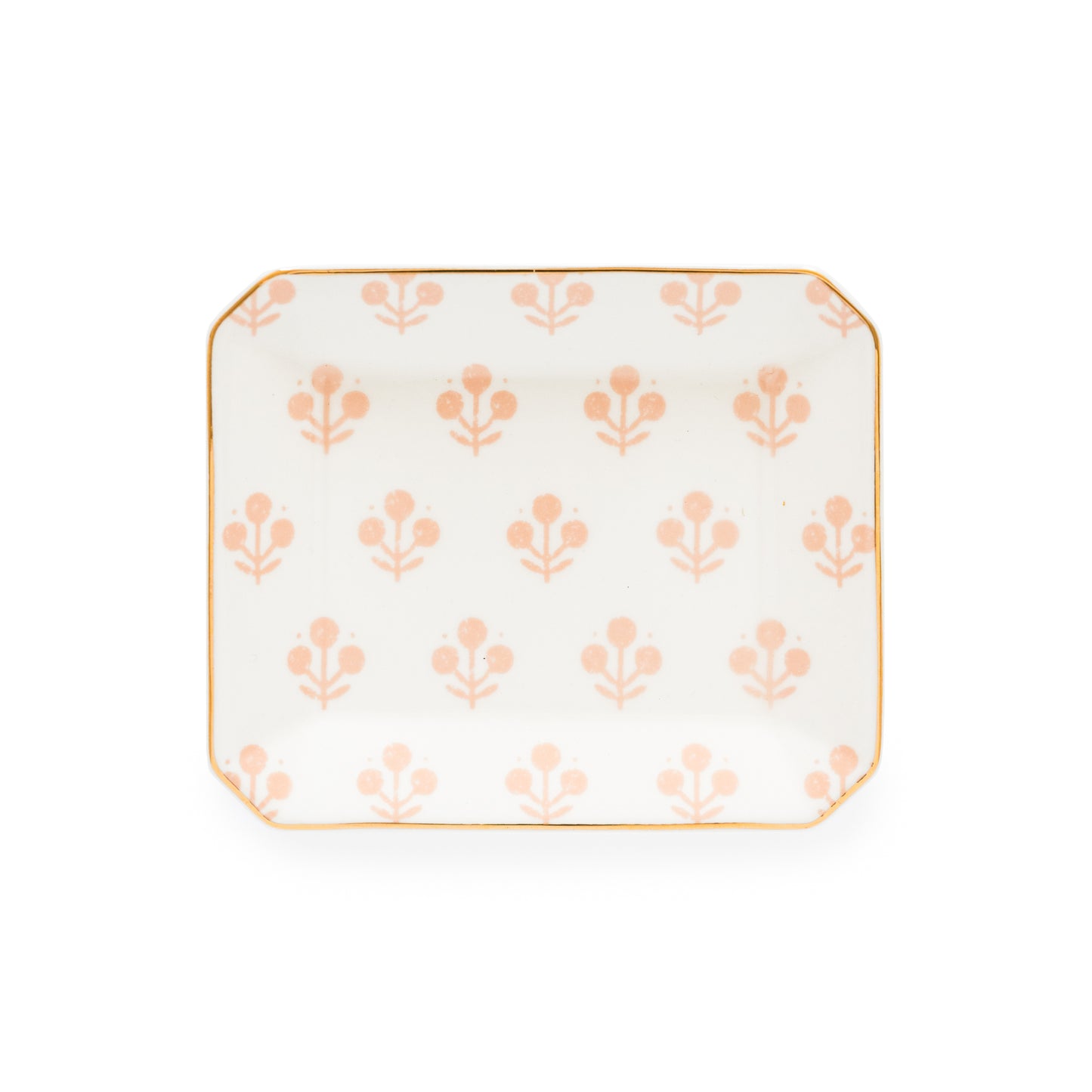 Rose Floral Trinket Tray