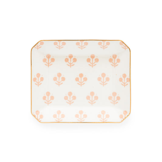 Rose Floral Trinket Tray