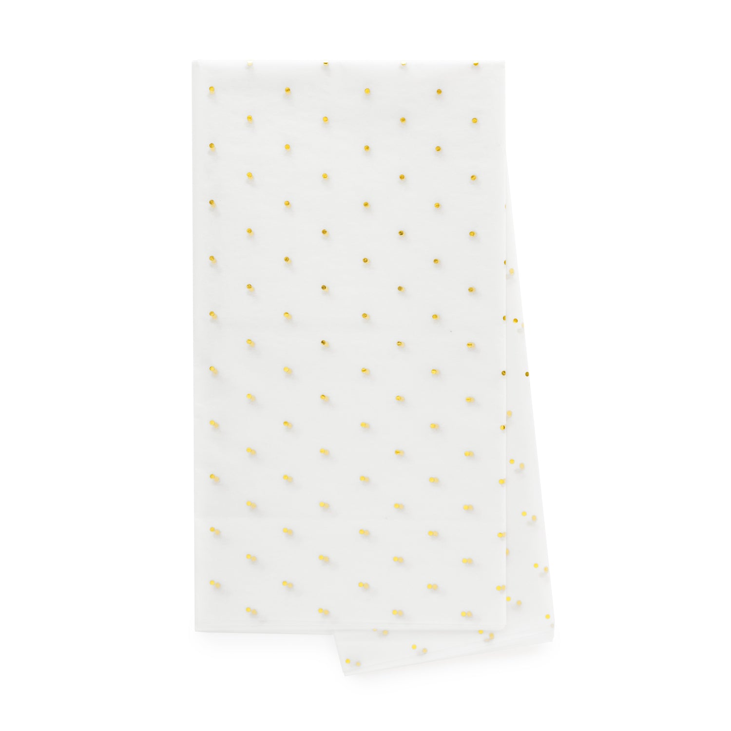 White with gold dot tissue paper}