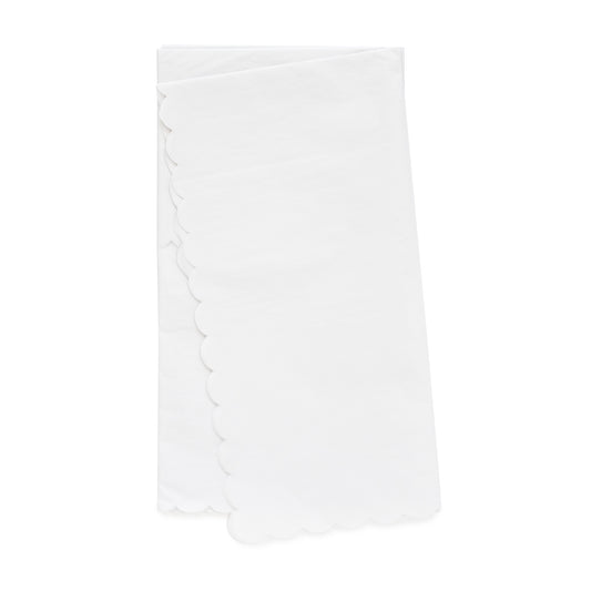 White Tissue Paper with Scallop Edge