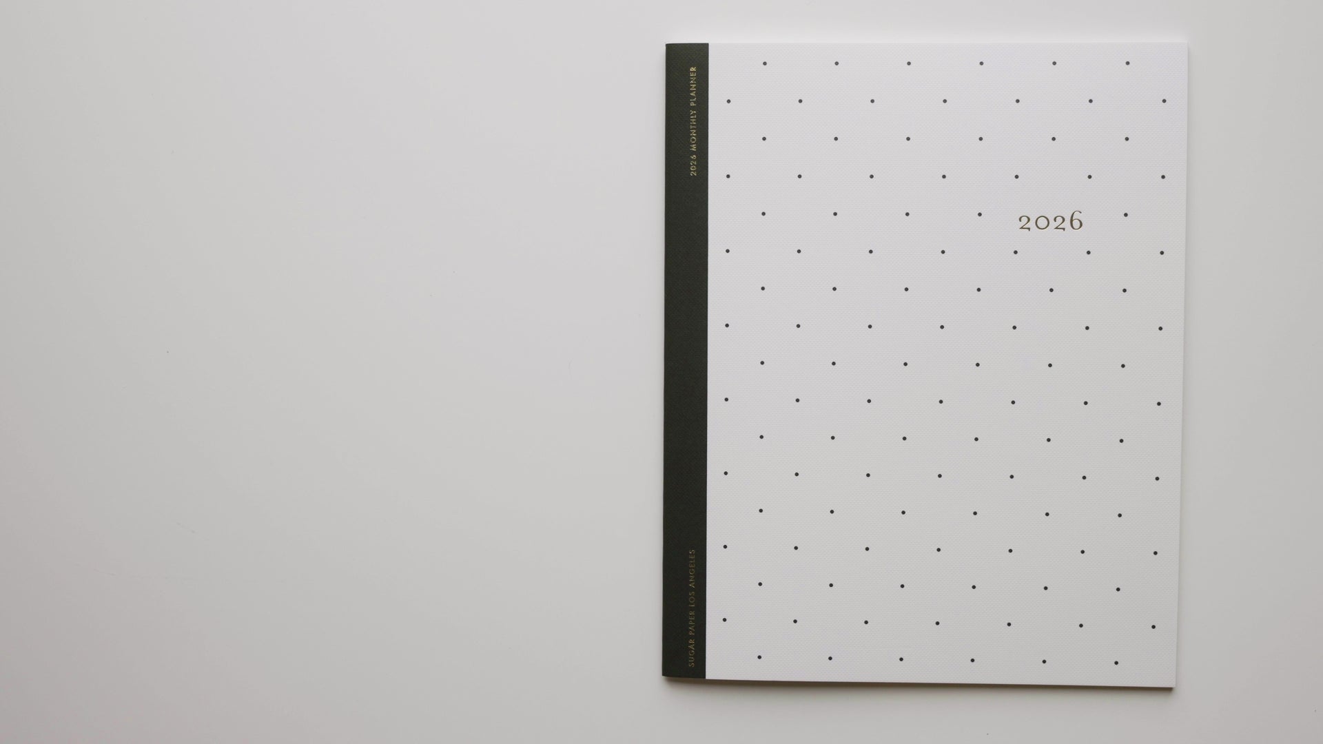 Load video: Interior of 2026 monthly black dot planner