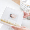 This is the interior of the baby book - to put the baby's first photo.