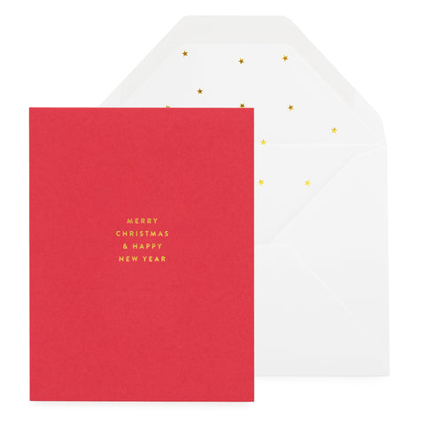 Red Christmas Note Set