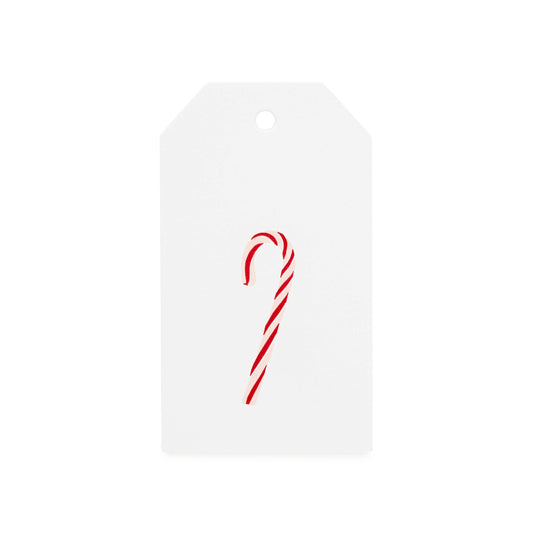 candy cane gift tag