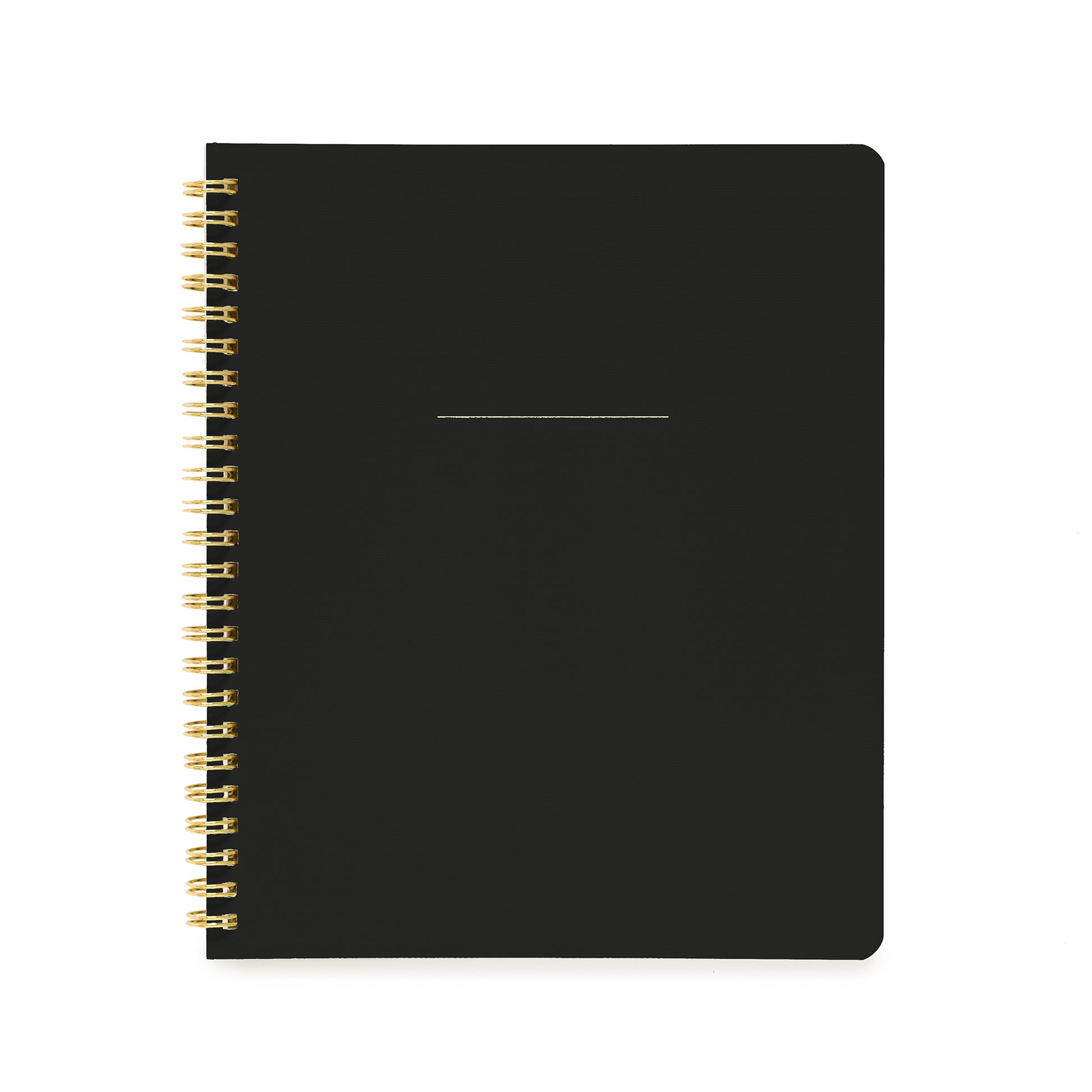 Spiral Bound Notebook, Black | Sugar Paper