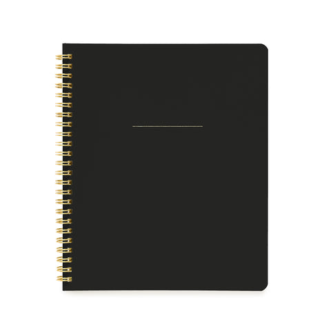 Spiral Notebook, Black