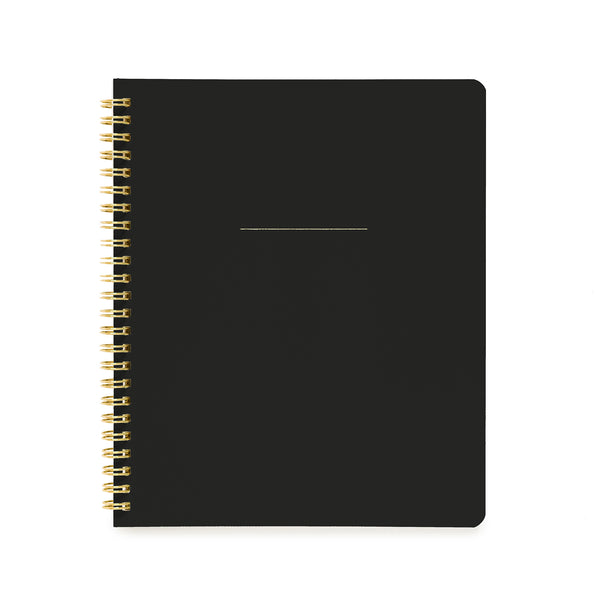 Spiral Bound Notebook, Black
