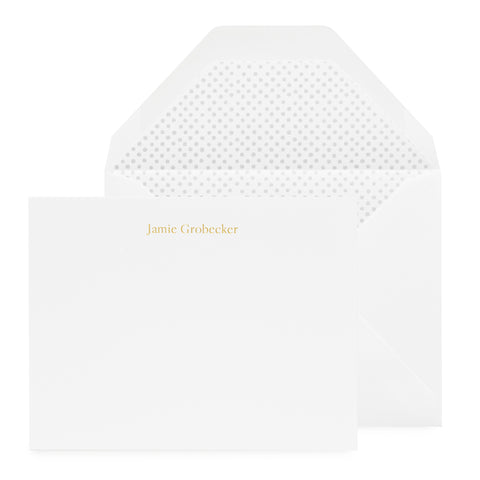 Grey Dot Jamie Custom Stationery | Sugar Paper