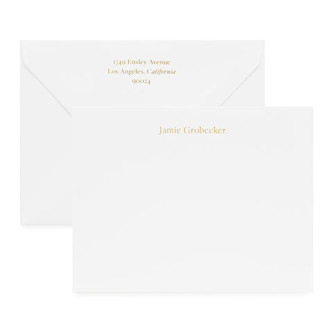Grey Dot Jamie Custom Stationery | Sugar Paper