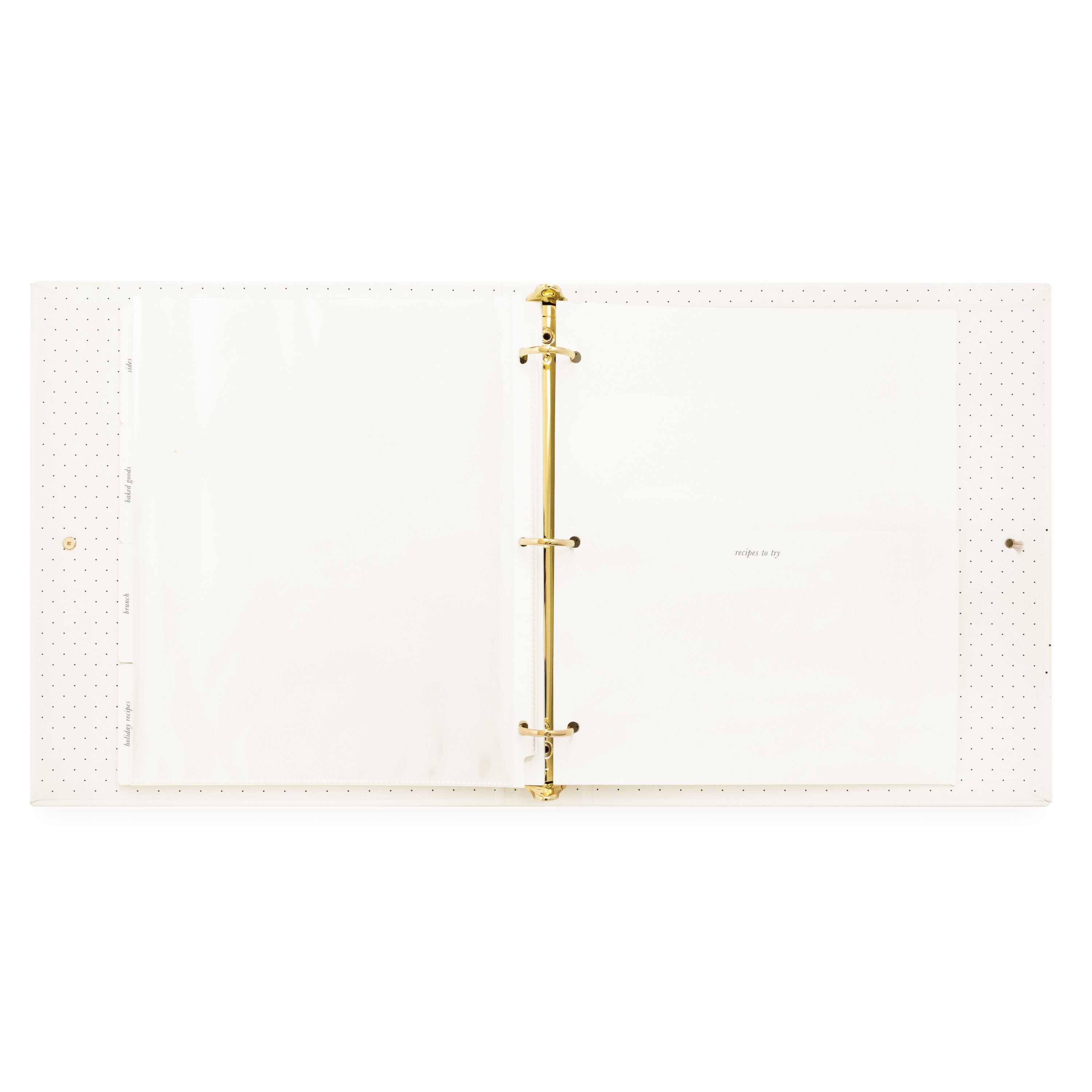 Sugar Paper Recipe Binder in White at Nordstrom