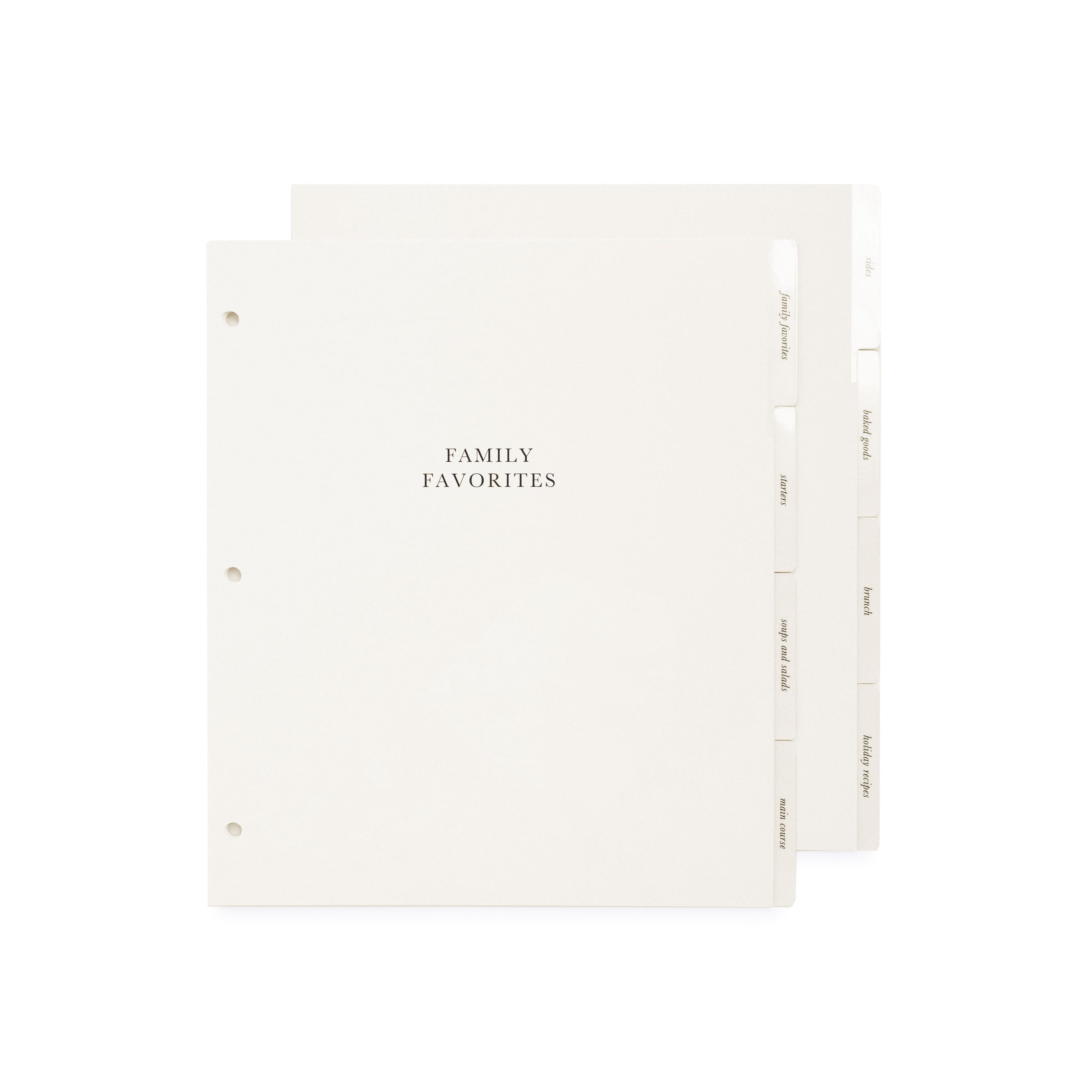 Recipe Binder Sugar Paper recipe-binder-sugar-paper