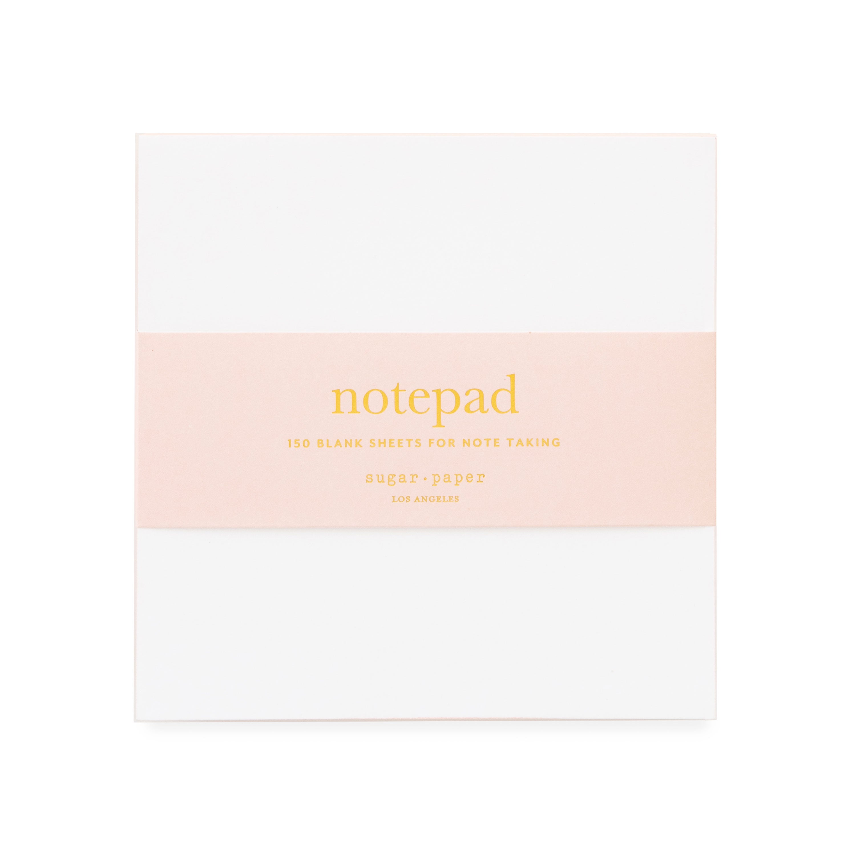 Pale Pink Painted Notepad | Sugar Paper