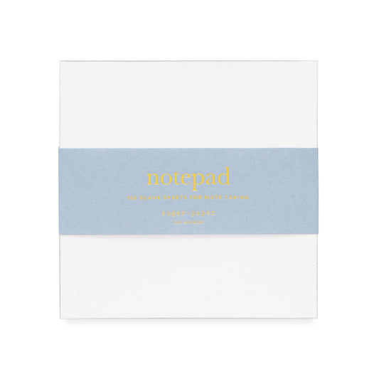 Pale Blue Painted Notepad