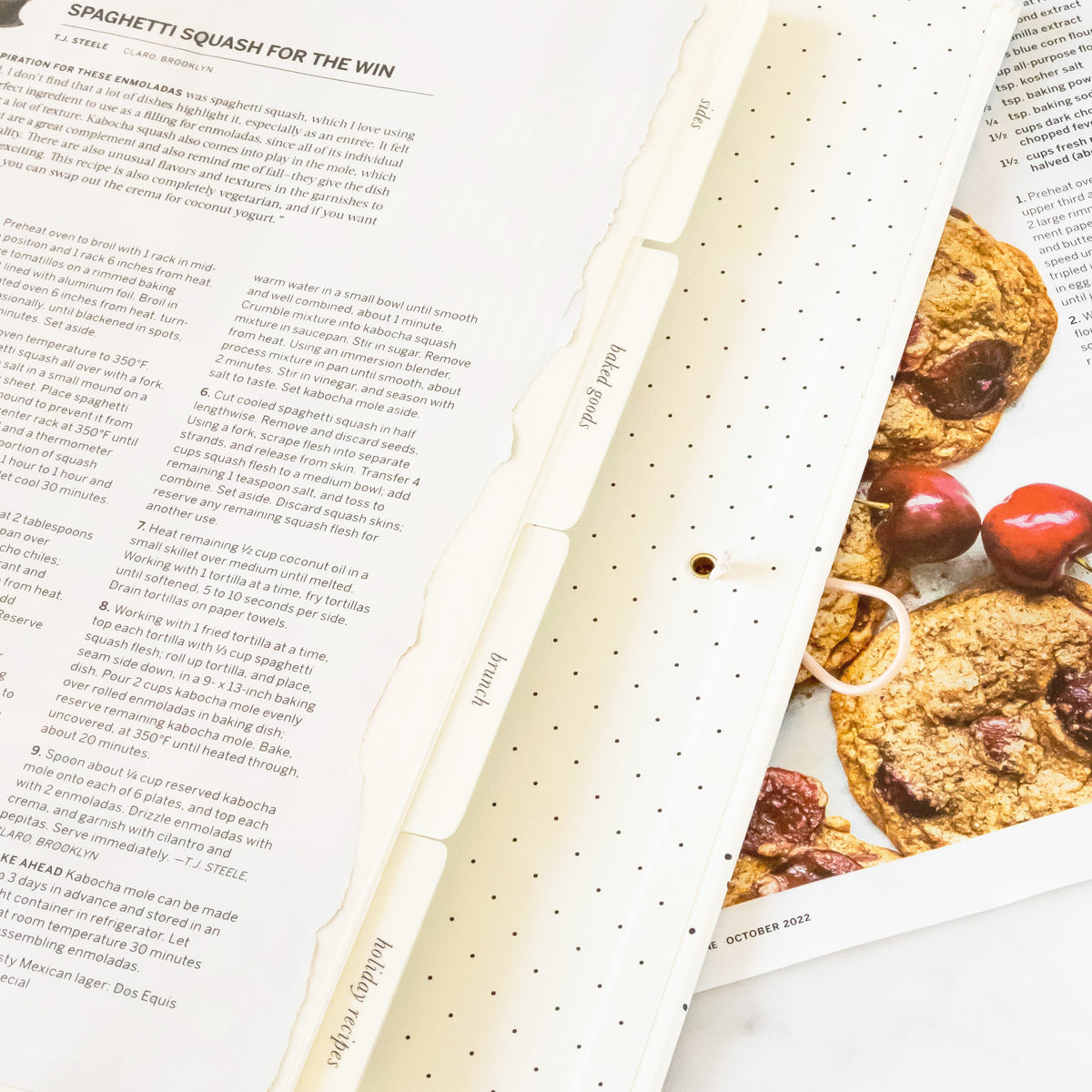 Recipe Binder Sugar Paper recipe-binder-sugar-paper