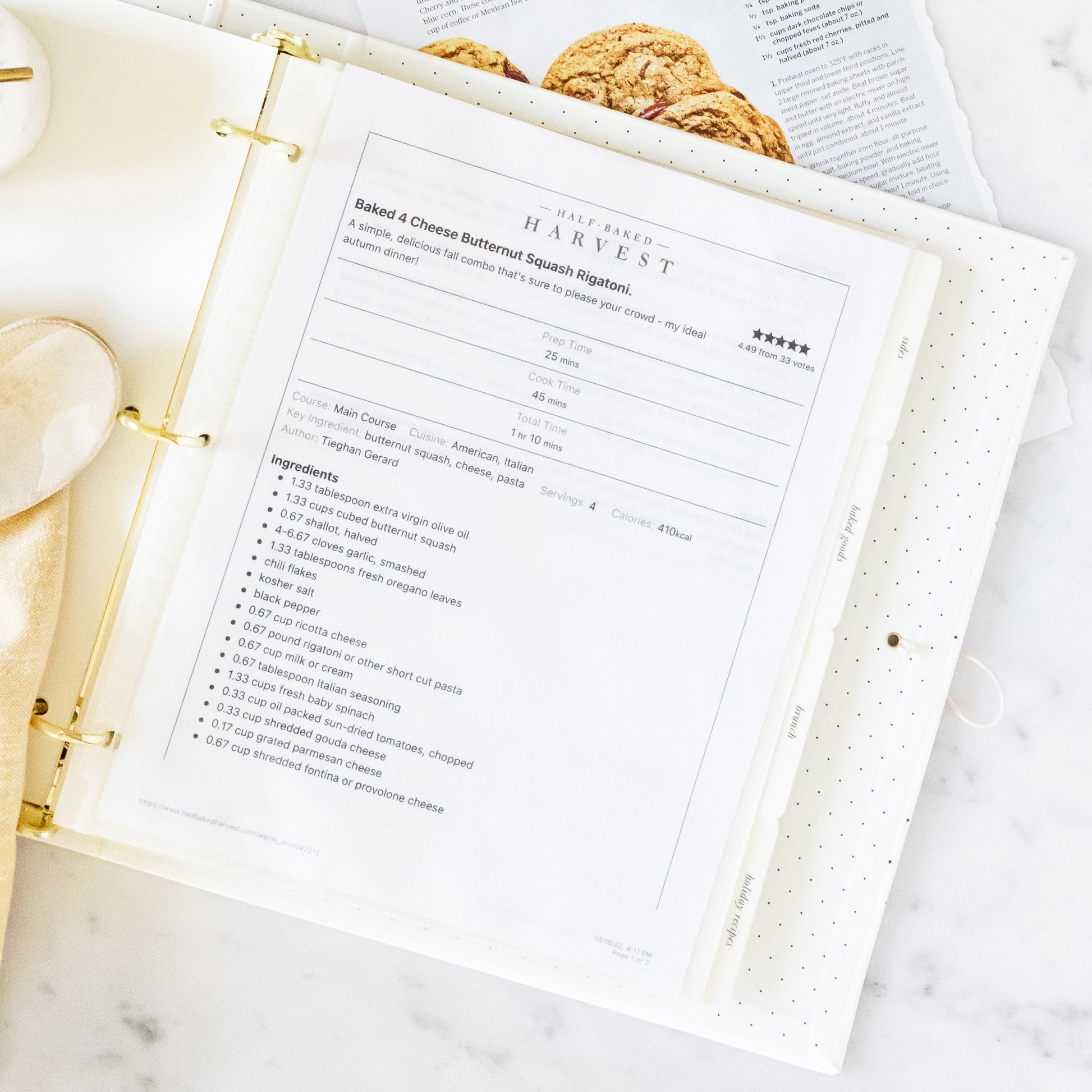 Make Your Own Recipe Binder: Scrapbook Style - Now That's Thrifty!
