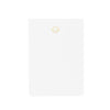White notepad printed with gold foil smiley