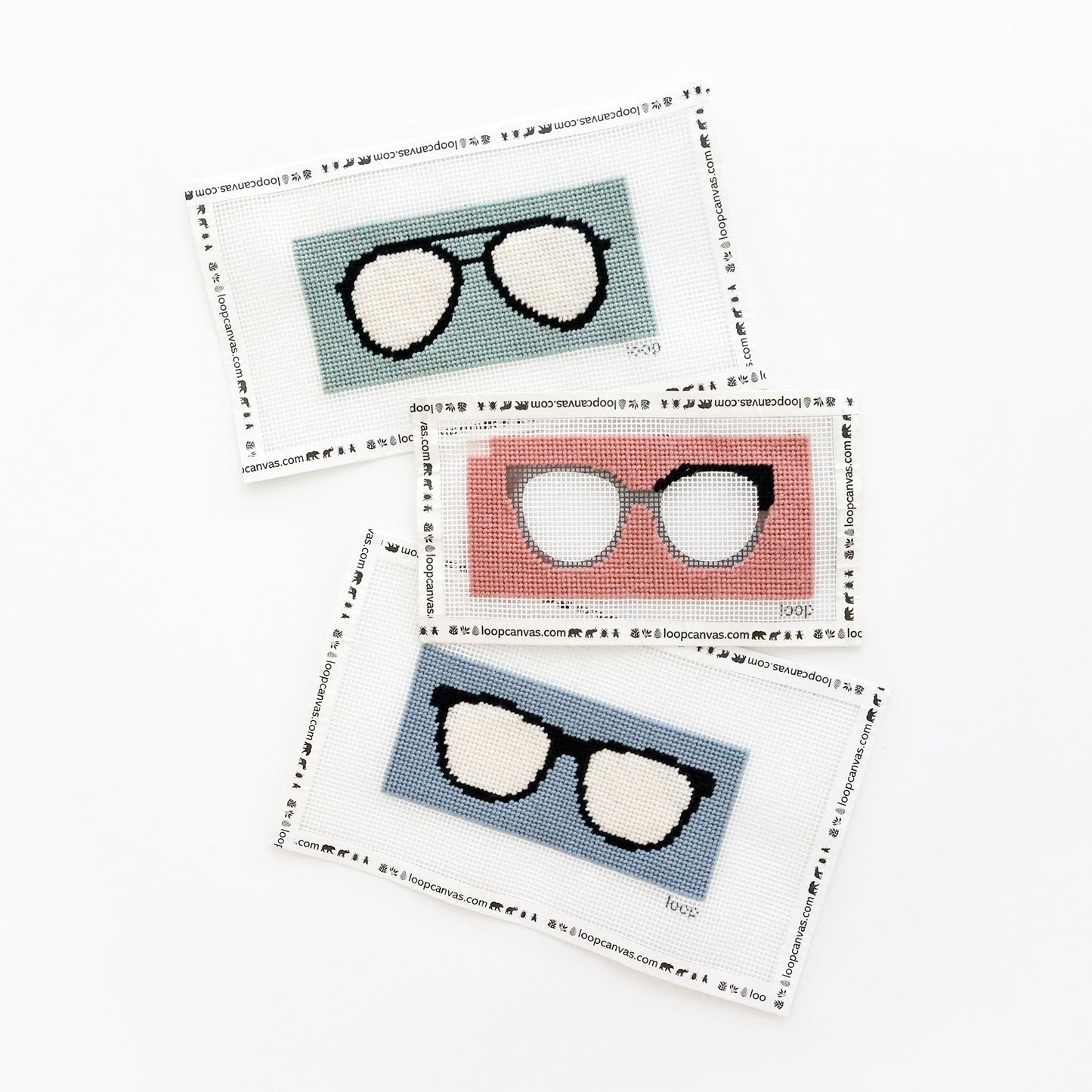 Sugar Paper x loop Sunglasses Needlepoint Kit, Office Green