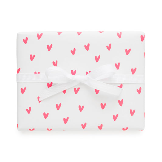 Pink and Red Checkered Wrapping Paper, Valentine Wrapping Paper